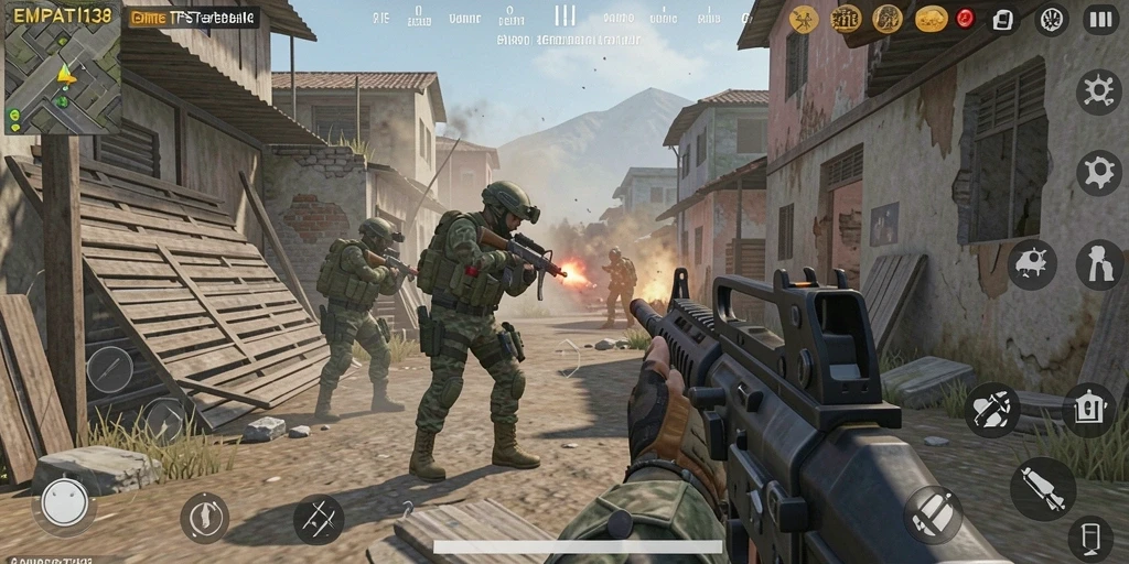 Grafis menakjubkan dalam gameplay TPS yang seru.