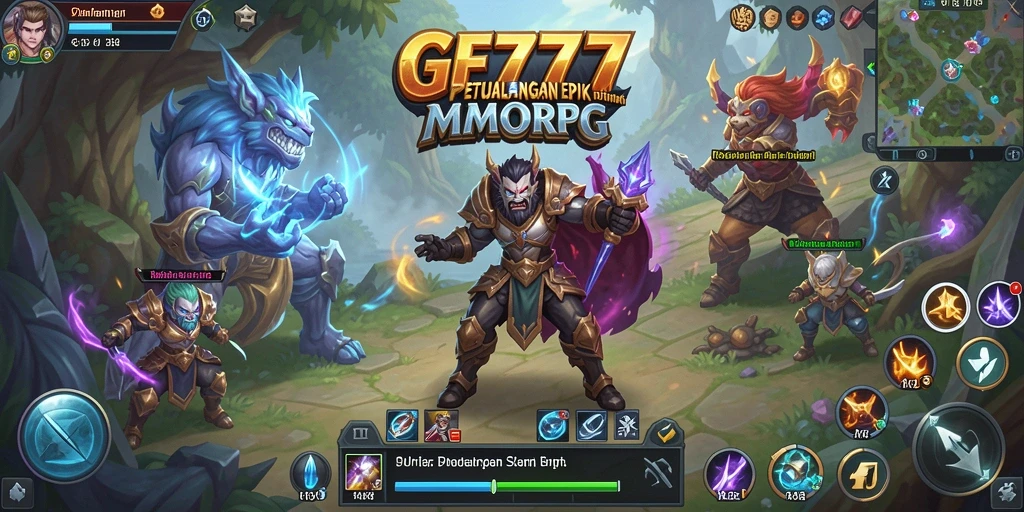 Tampilan gameplay GF777 yang mendebarkan dalam dunia MMORPG.