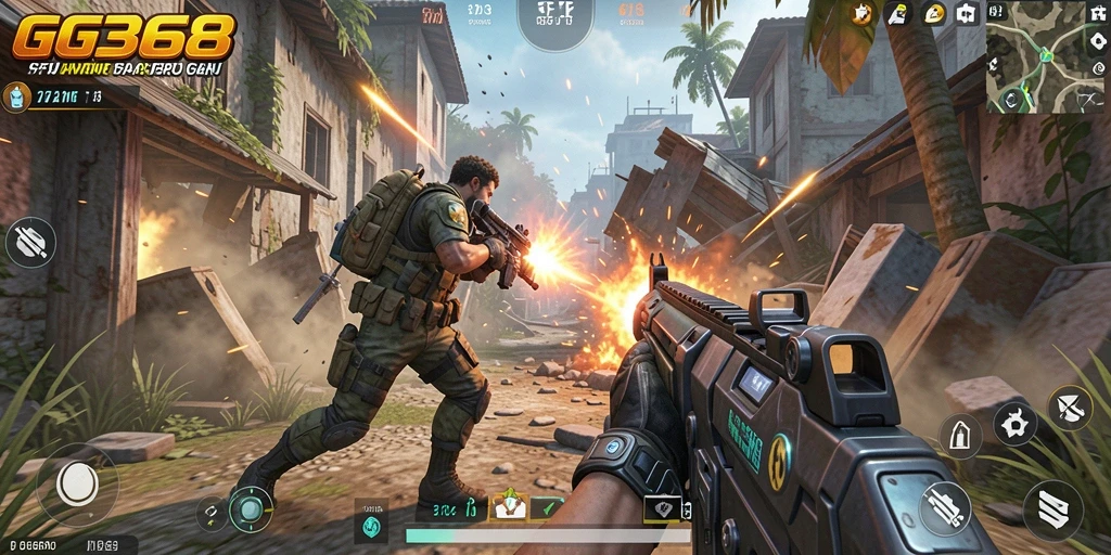 Gameplay mendebarkan penuh aksi dan taktik dalam GG368.