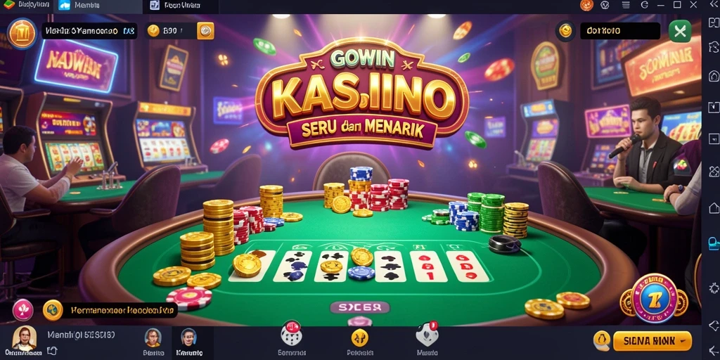 Gameplay menarik di GOWIN menampilkan berbagai permainan kasino.