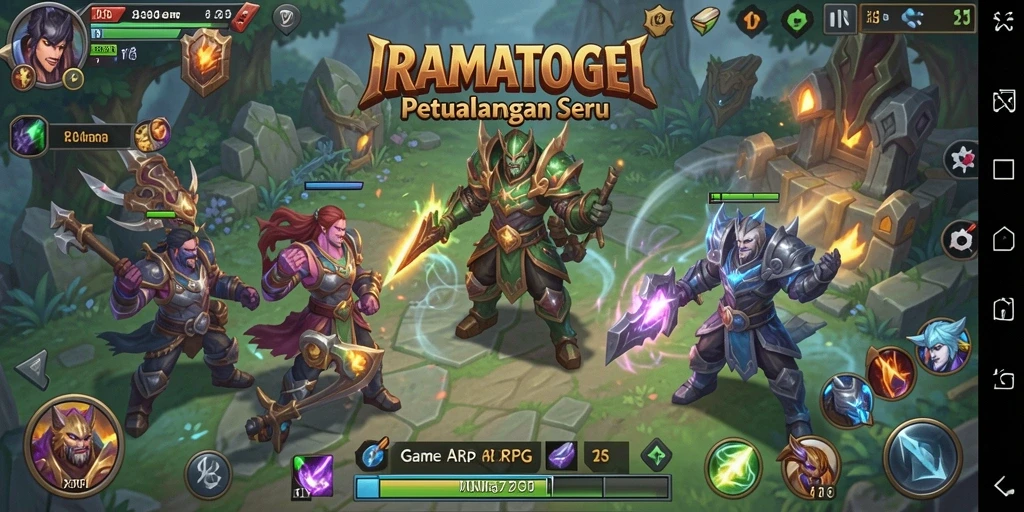 Tangkapan layar menampilkan pertarungan epik dalam gameplay ARPG.