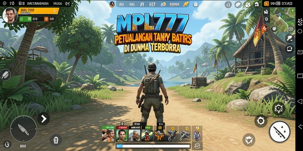 Menampilkan momen seru dalam gameplay Open World MPL777.