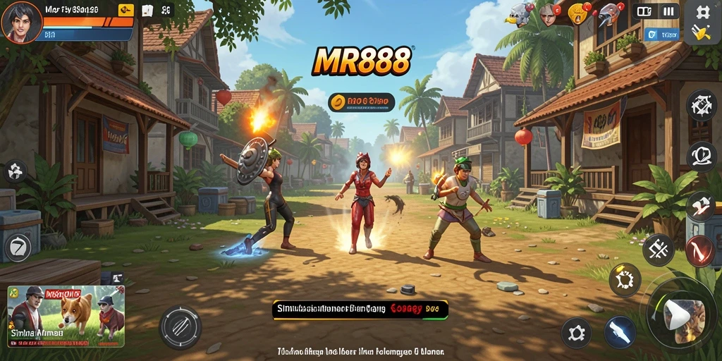 Tampilan gameplay menarik dalam MR888 dengan simulasi kehidupan yang realistis.