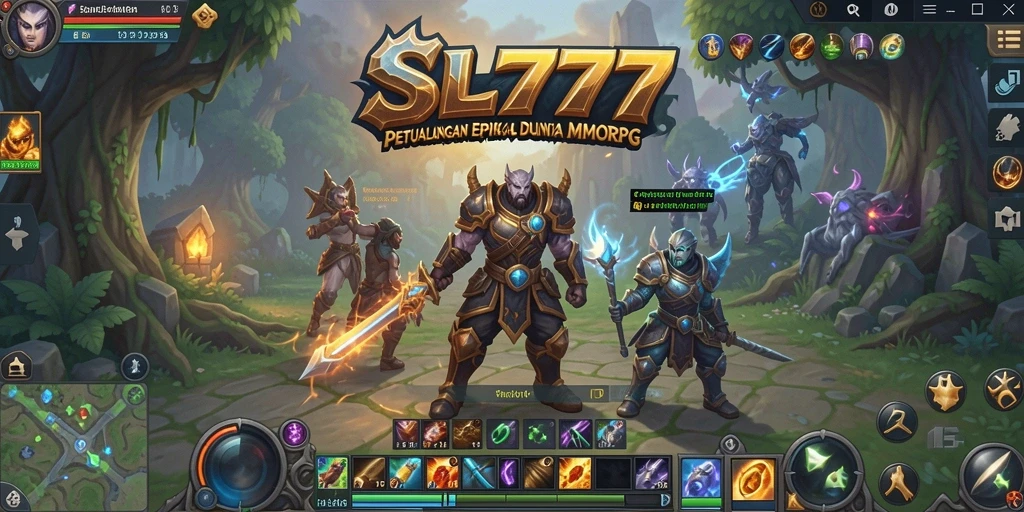 Tampilan gameplay yang memukau dalam dunia MMORPG.