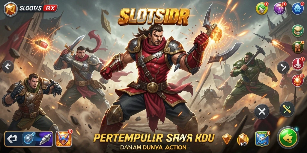 Menampilkan aksi intens di gameplay SLOTSIDR.